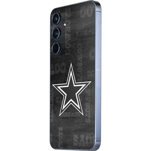 NFL Dallas Cowboys Black & White Galaxy A36 5G Skin