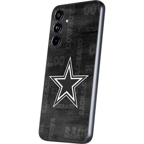 NFL Dallas Cowboys Black & White Galaxy A54 5G Skin