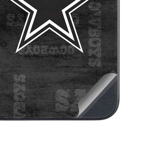 NFL Dallas Cowboys Black & White Galaxy A54 5G Skin