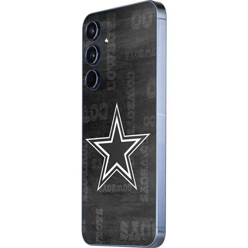 NFL Dallas Cowboys Black & White Galaxy A55 5G Skin