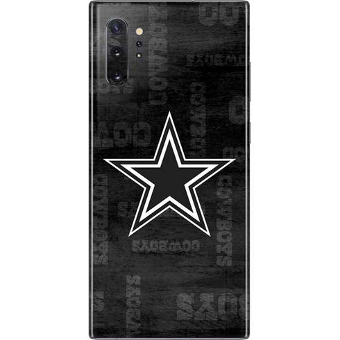NFL Dallas Cowboys Black & White Galaxy Note 10 Plus Skin
