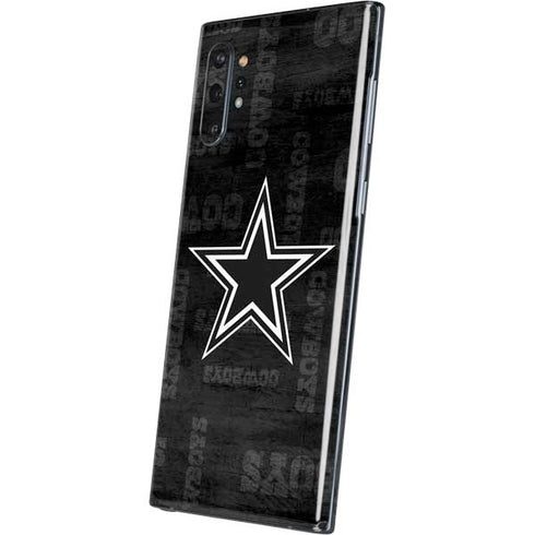 NFL Dallas Cowboys Black & White Galaxy Note 10 Plus Skin