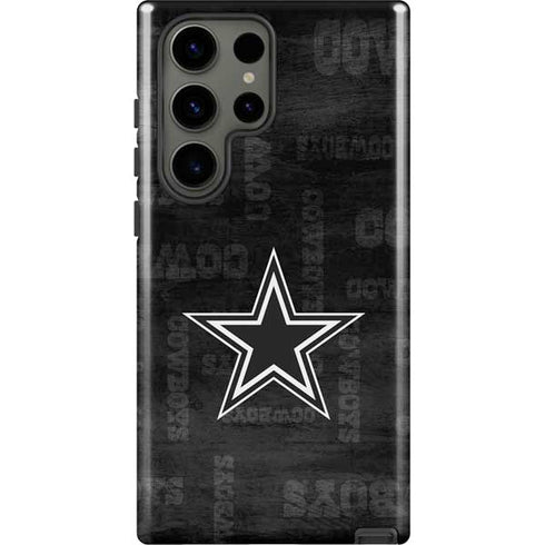 NFL Dallas Cowboys Black & White Galaxy S23 Ultra Pro Case