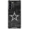 NFL Dallas Cowboys Black & White Galaxy S24 FE Clear Case