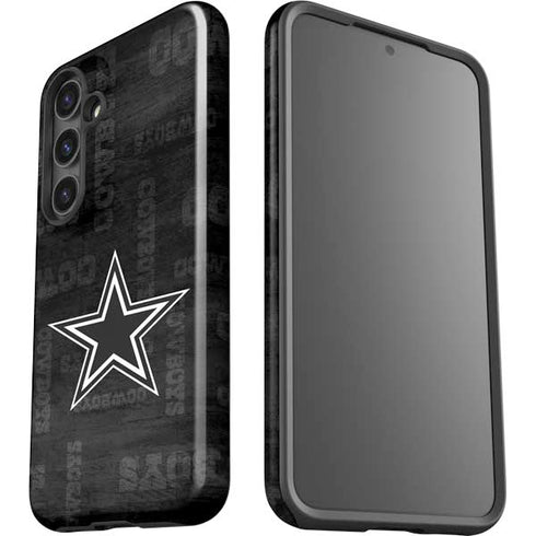 NFL Dallas Cowboys Black & White Galaxy S25 Impact Case