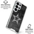 NFL Dallas Cowboys Black & White Galaxy S25 Ultra Clear Case