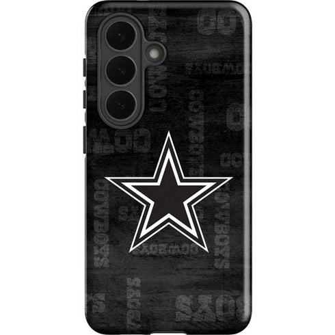 NFL Dallas Cowboys Black & White Galaxy S26 Impact Case