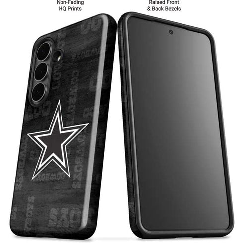 NFL Dallas Cowboys Black & White Galaxy S26 Impact Case