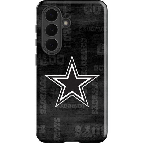 NFL Dallas Cowboys Black & White Galaxy S26 Plus Impact Case