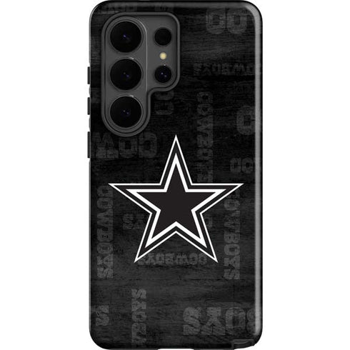 NFL Dallas Cowboys Black & White Galaxy S26 Ultra Impact Case