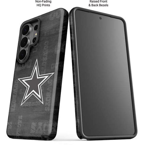 NFL Dallas Cowboys Black & White Galaxy S26 Ultra Impact Case