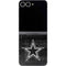 NFL Dallas Cowboys Black & White Galaxy Z Flip6 Skin
