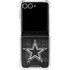 NFL Dallas Cowboys Black & White Galaxy Z Flip7 Clear Case