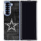 NFL Dallas Cowboys Black & White Galaxy Z Fold6 Clear Case