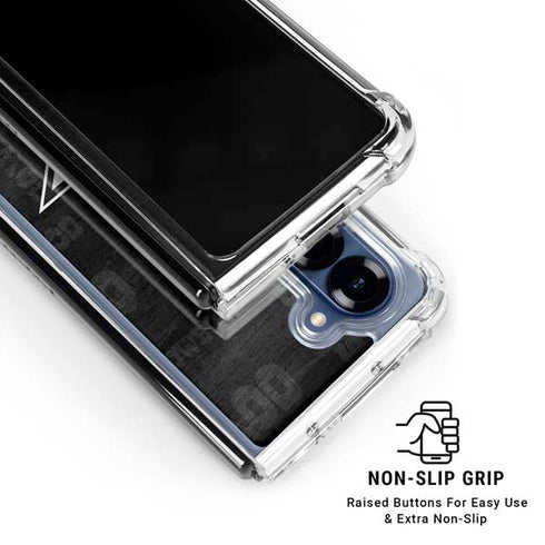 NFL Dallas Cowboys Black & White Galaxy Z Fold6 Clear Case
