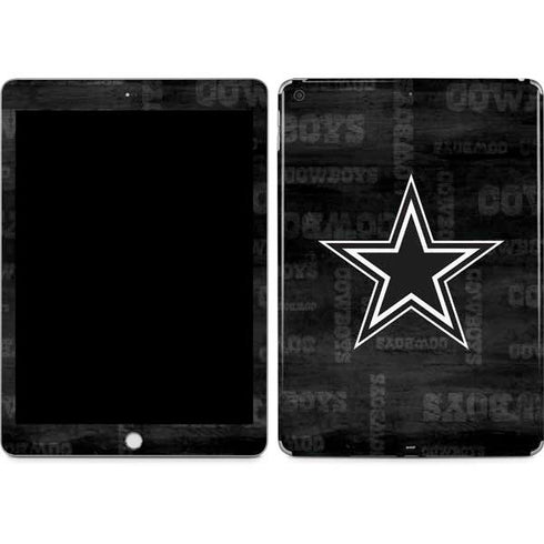 NFL Dallas Cowboys Black & White Apple iPad Skin