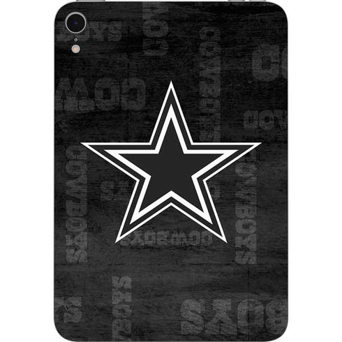 NFL Dallas Cowboys Black & White Apple iPad Mini Skin