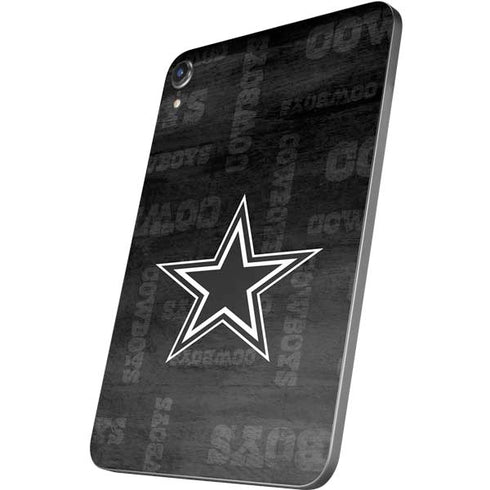 NFL Dallas Cowboys Black & White Apple iPad Mini Skin