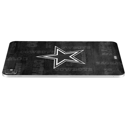NFL Dallas Cowboys Black & White iPad Pro 13in M4 (2024) Skin