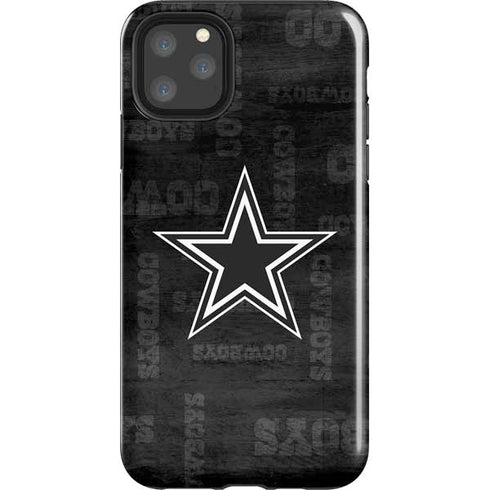 NFL Dallas Cowboys Black & White iPhone Cases