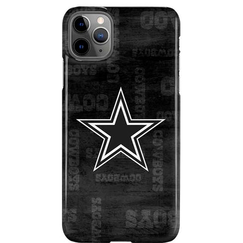 NFL Dallas Cowboys Black & White iPhone Cases