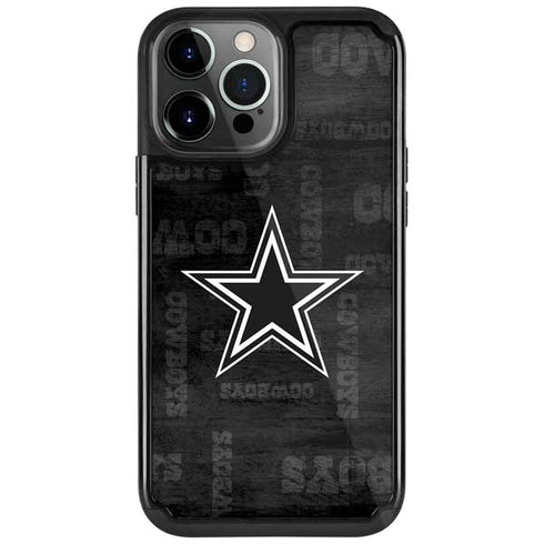 NFL Dallas Cowboys Black & White iPhone Cases