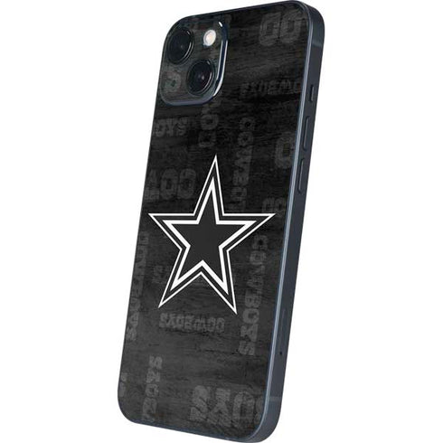 NFL Dallas Cowboys Black & White iPhone Skins