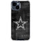 NFL Dallas Cowboys Black & White iPhone 15 Clear Case