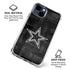 NFL Dallas Cowboys Black & White iPhone 15 Clear Case