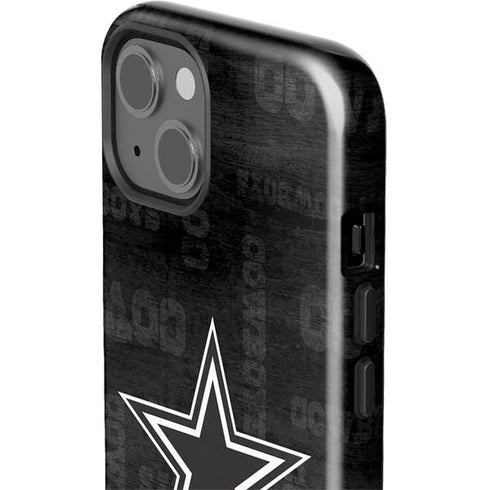 NFL Dallas Cowboys Black & White iPhone 15 Impact Case