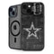 NFL Dallas Cowboys Black & White iPhone 15 Plus Kickstand Case