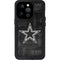 NFL Dallas Cowboys Black & White iPhone 15 Pro Waterproof Case