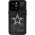 NFL Dallas Cowboys Black & White iPhone 15 Pro Waterproof Case