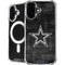 NFL Dallas Cowboys Black & White iPhone 16 MagSafe Case