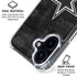 NFL Dallas Cowboys Black & White iPhone 16 Plus Clear Case