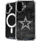 NFL Dallas Cowboys Black & White iPhone 16 Plus MagSafe Case