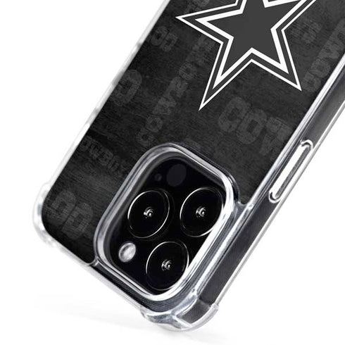 NFL Dallas Cowboys Black & White iPhone 16 Pro Max MagSafe Case