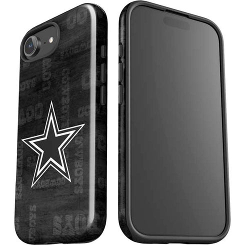 NFL Dallas Cowboys Black & White iPhone 16e Impact Case