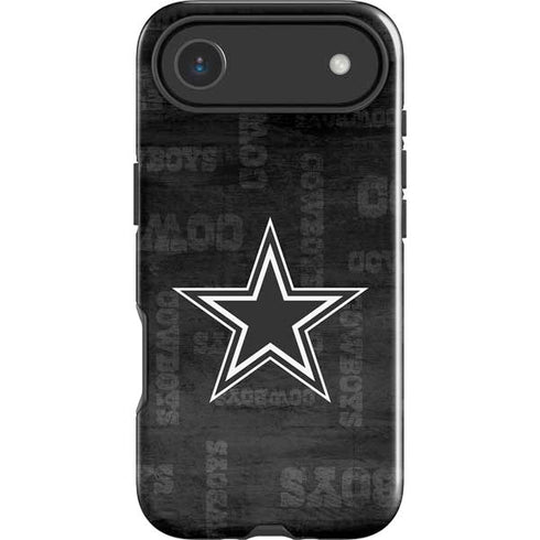 NFL Dallas Cowboys Black & White iPhone 17 Air Impact Case