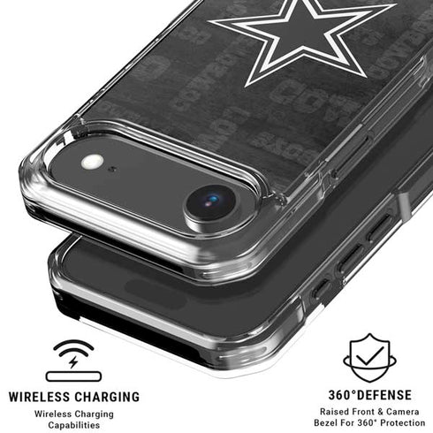 NFL Dallas Cowboys Black & White iPhone 17 Air MagSafe Case