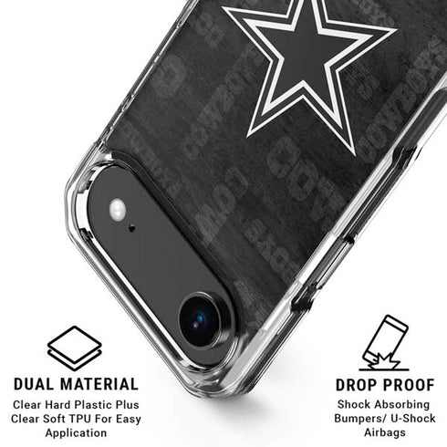 NFL Dallas Cowboys Black & White iPhone 17 Air MagSafe Case