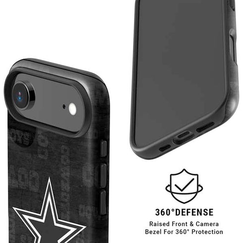 NFL Dallas Cowboys Black & White iPhone 17 Air Magsafe Impact Case