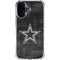 NFL Dallas Cowboys Black & White iPhone 17 Clear Case
