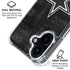 NFL Dallas Cowboys Black & White iPhone 17 Clear Case