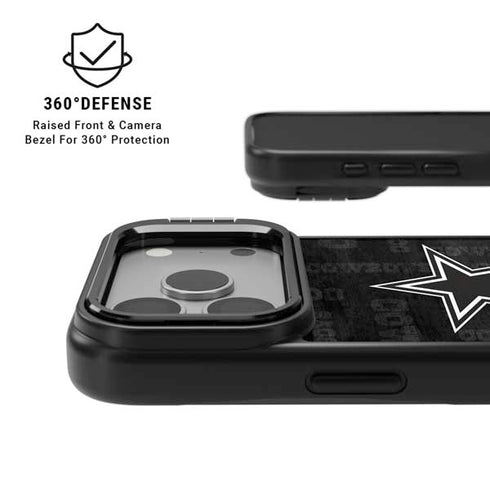 NFL Dallas Cowboys Black & White iPhone 17 Pro Kickstand Case
