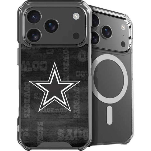 NFL Dallas Cowboys Black & White iPhone 17 Pro MagSafe Case