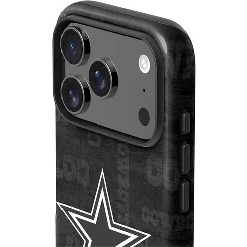 NFL Dallas Cowboys Black & White iPhone 17 Pro Max Impact Case