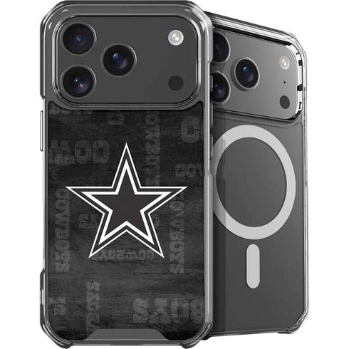NFL Dallas Cowboys Black & White iPhone 17 Pro Max MagSafe Case