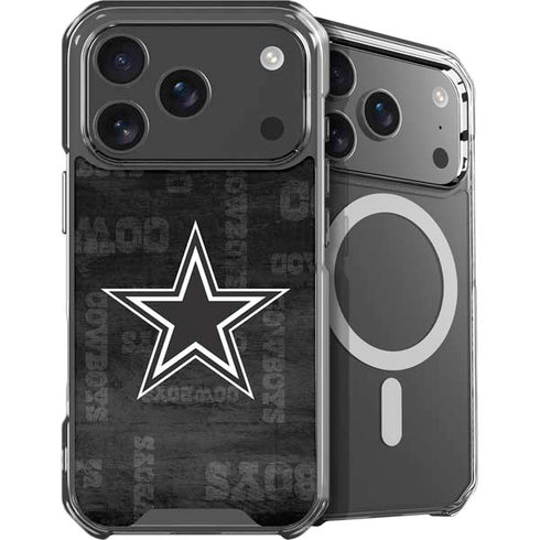NFL Dallas Cowboys Black & White iPhone 18 Pro MagSafe Case