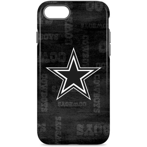NFL Dallas Cowboys Black & White iPhone Cases